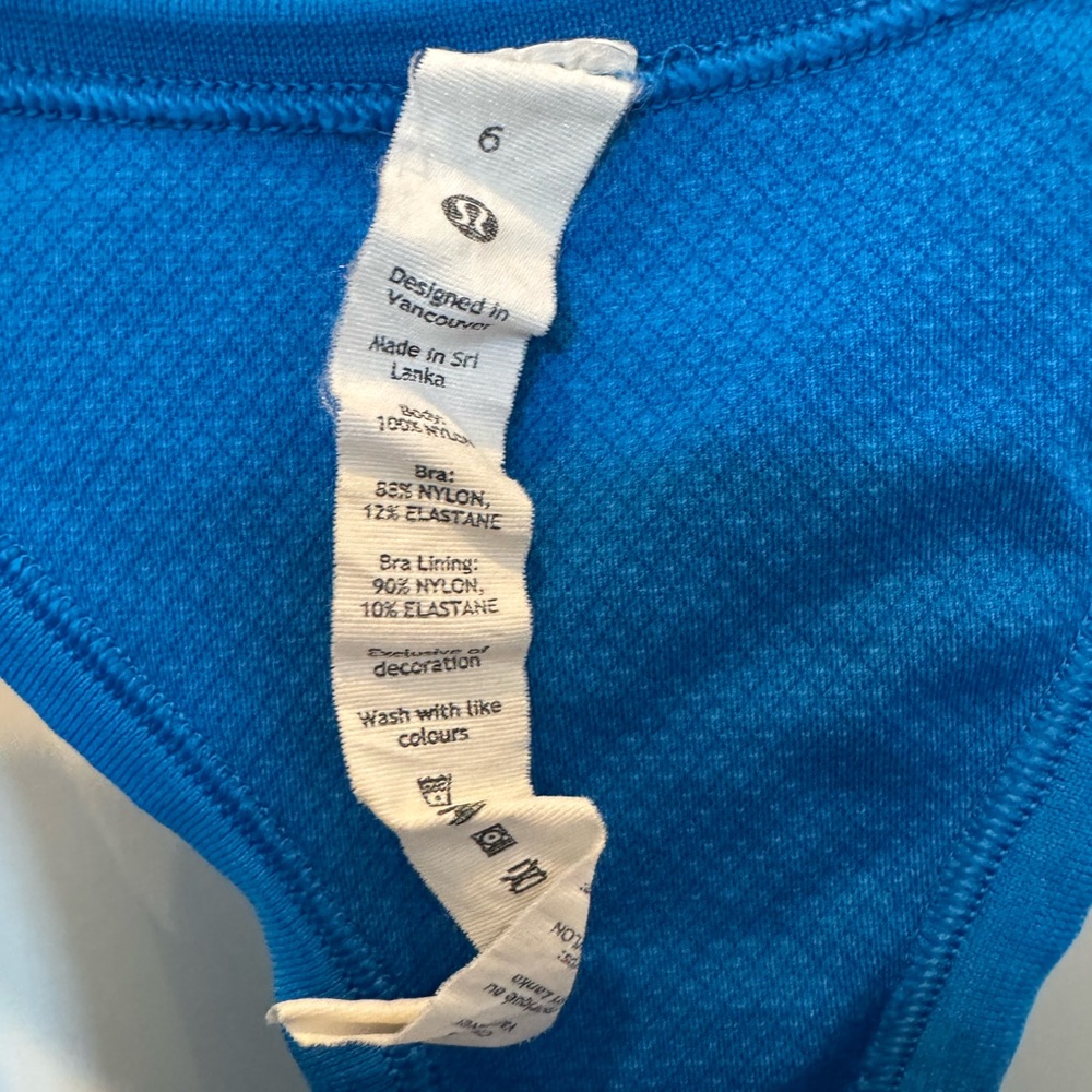 Lululemon Ebb to Street Cropped Racerback Tank Top - Picture 3 of 4